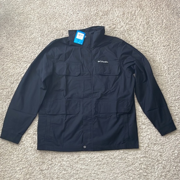 NWT Men's Columbia Black Sage Lake Jacket Size Large - Picture 2 of 8